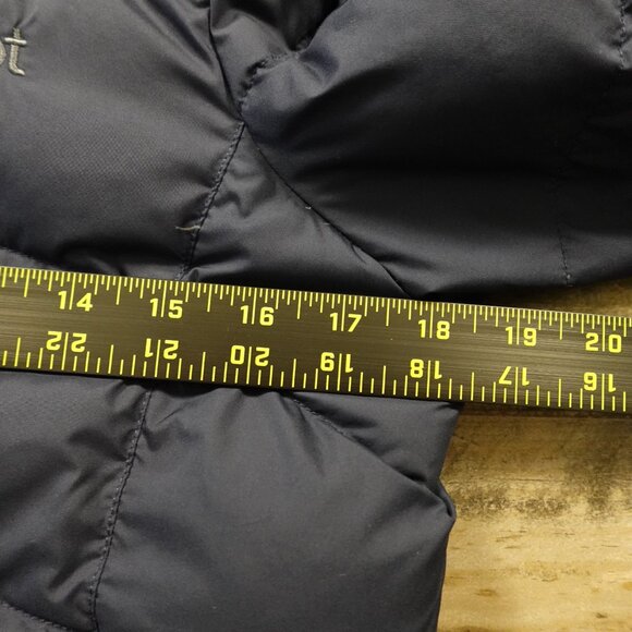 Marmot Montreal Coat down puffer jacket women's small navy 700 fill - Picture 5 of 16